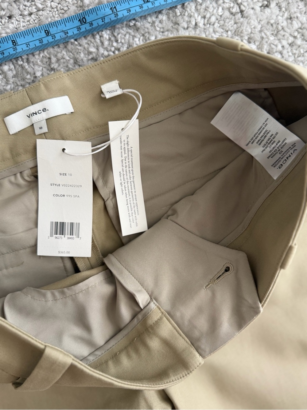 NWT Vince Size 10 Cropped Cargo Pants - Picture 7 of 8